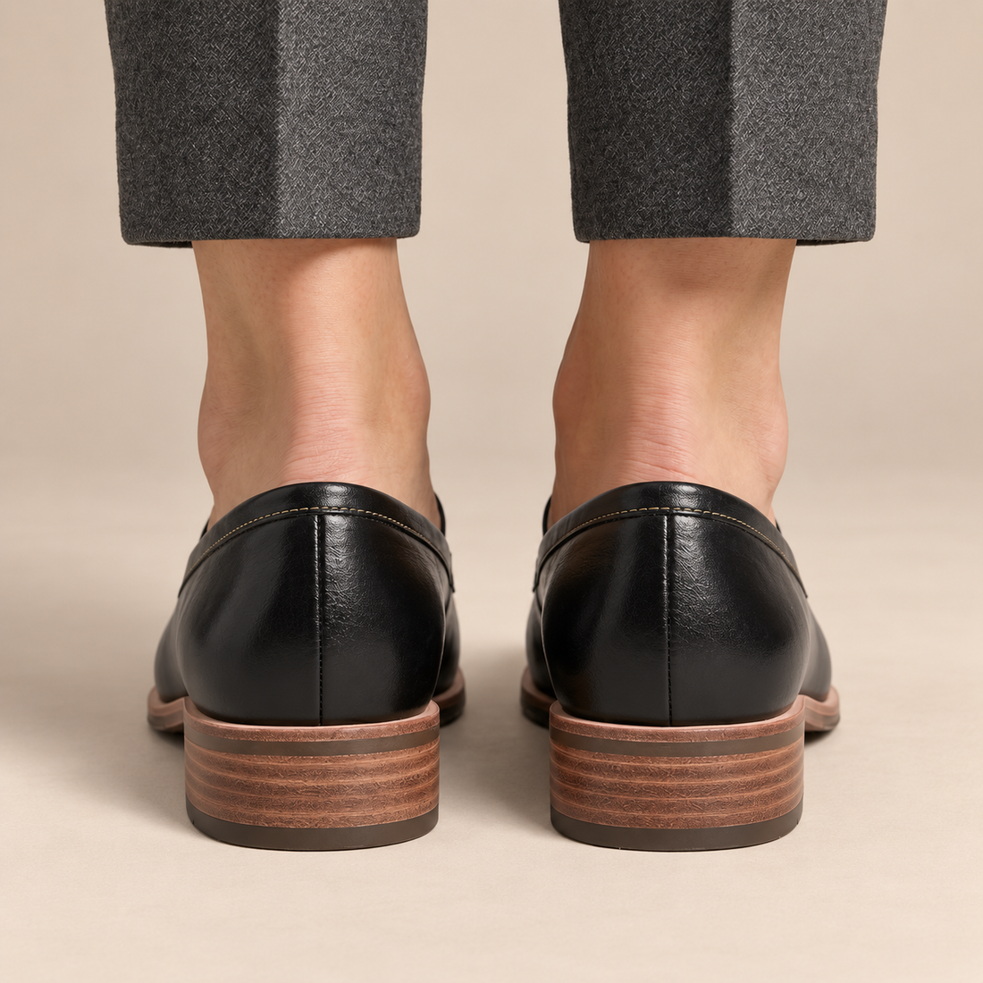 Orthopedische instaploafers voor dames voor op kantoor