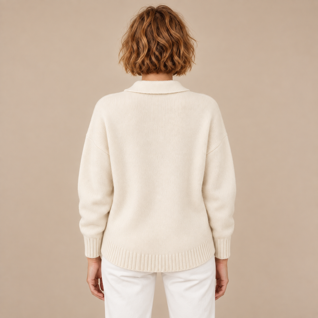 Polotrui voor dames met kraag en knoopsluiting
