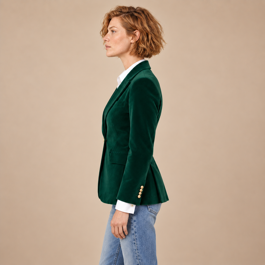 Damesblazer met revers