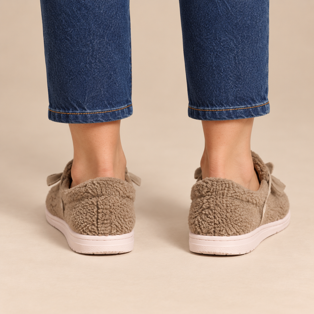 Orthopedische instaploafers voor dames voor de winter