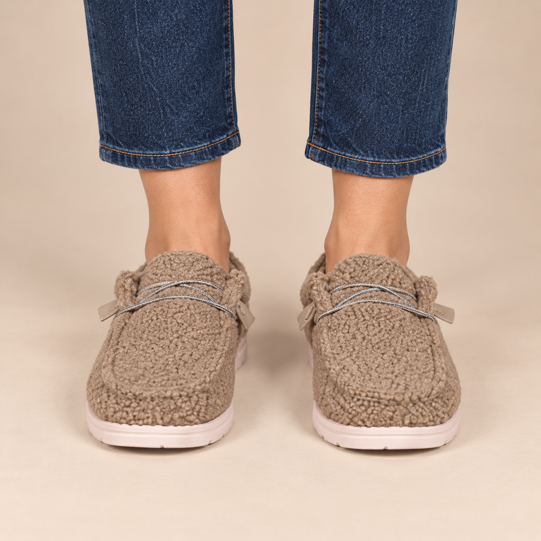 Orthopedische instaploafers voor dames voor de winter
