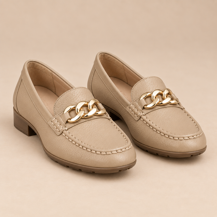 Orthopedische loafers voor dames met gestructureerd bovenwerk voor dagelijks gebruik