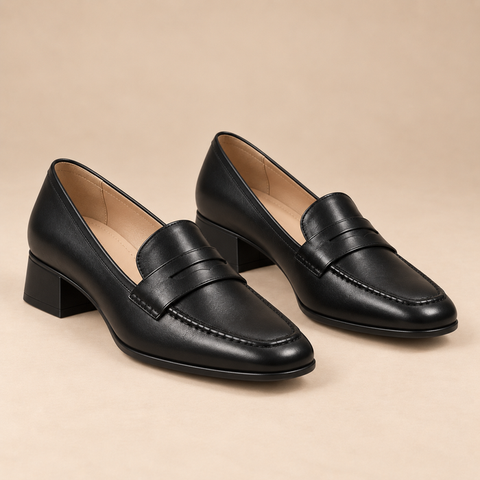 Orthopedische instaploafers voor dames met lage hak voor comfort de hele dag door