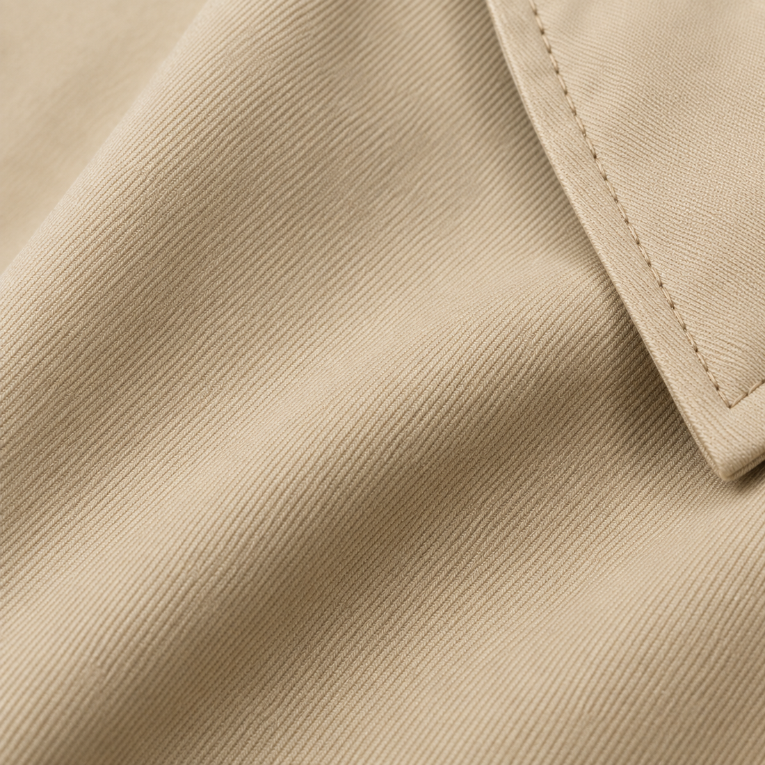 Lange damestrenchcoat met ceintuur en brede kraag