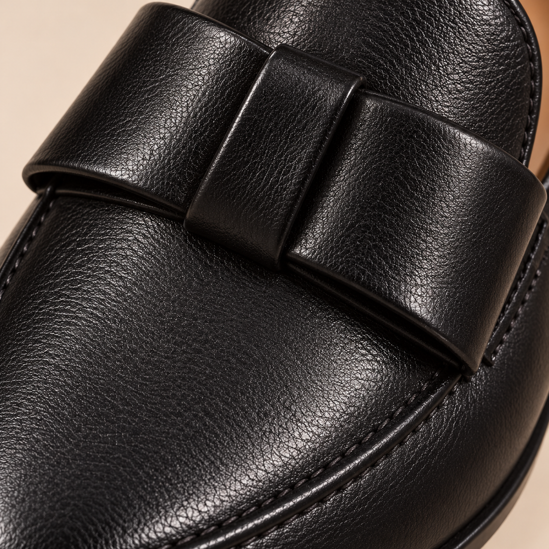 Leren damesloafers in instapmodel met flexibele zool