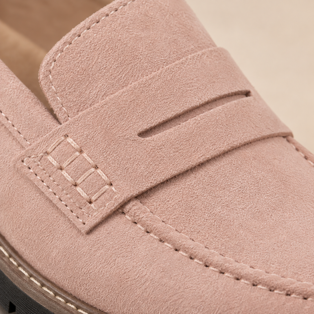 Damesloafers met suède bovenwerk voor dagelijks gebruik
