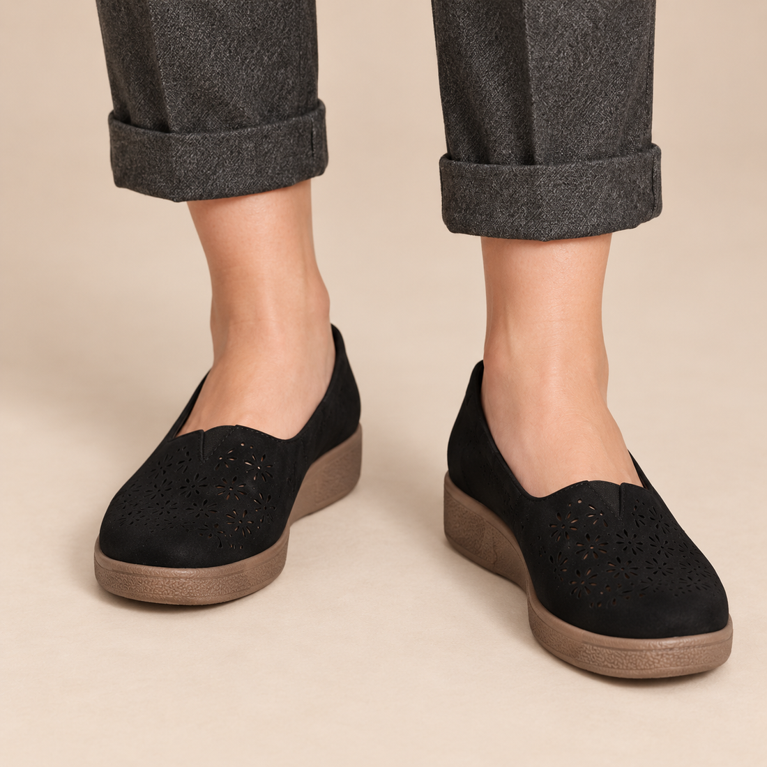 Loafers voor dames in instapmodel met gepolsterde zool