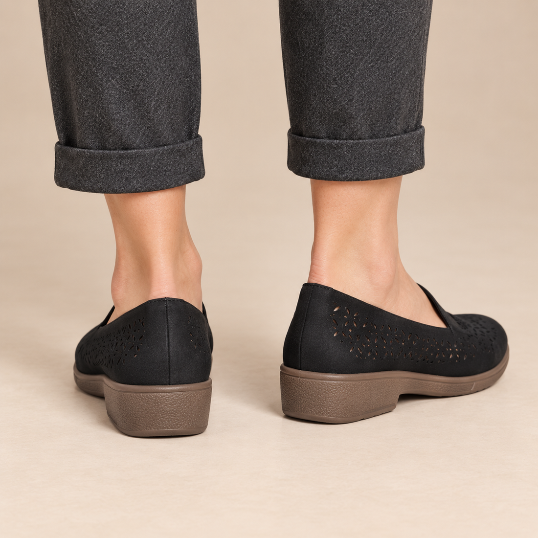 Loafers voor dames in instapmodel met gepolsterde zool