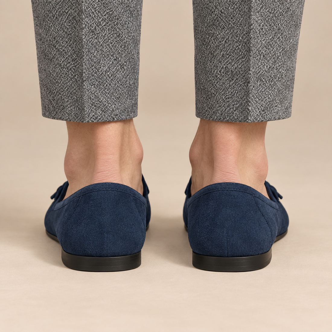 Platte leren damesloafers in instapmodel voor elke dag
