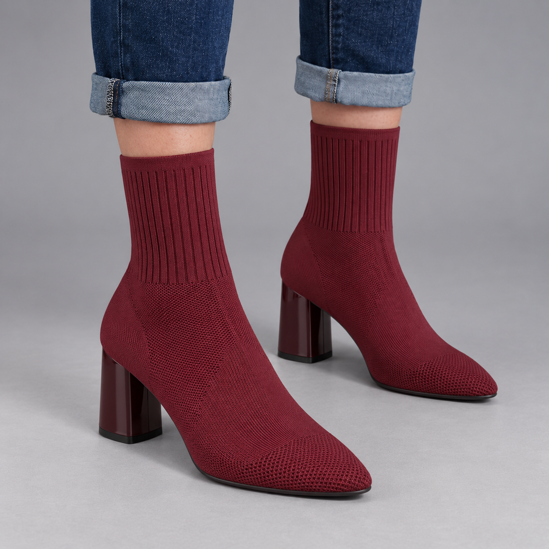 Leren enkellaarsjes voor dames in instapmodel voor de herfst