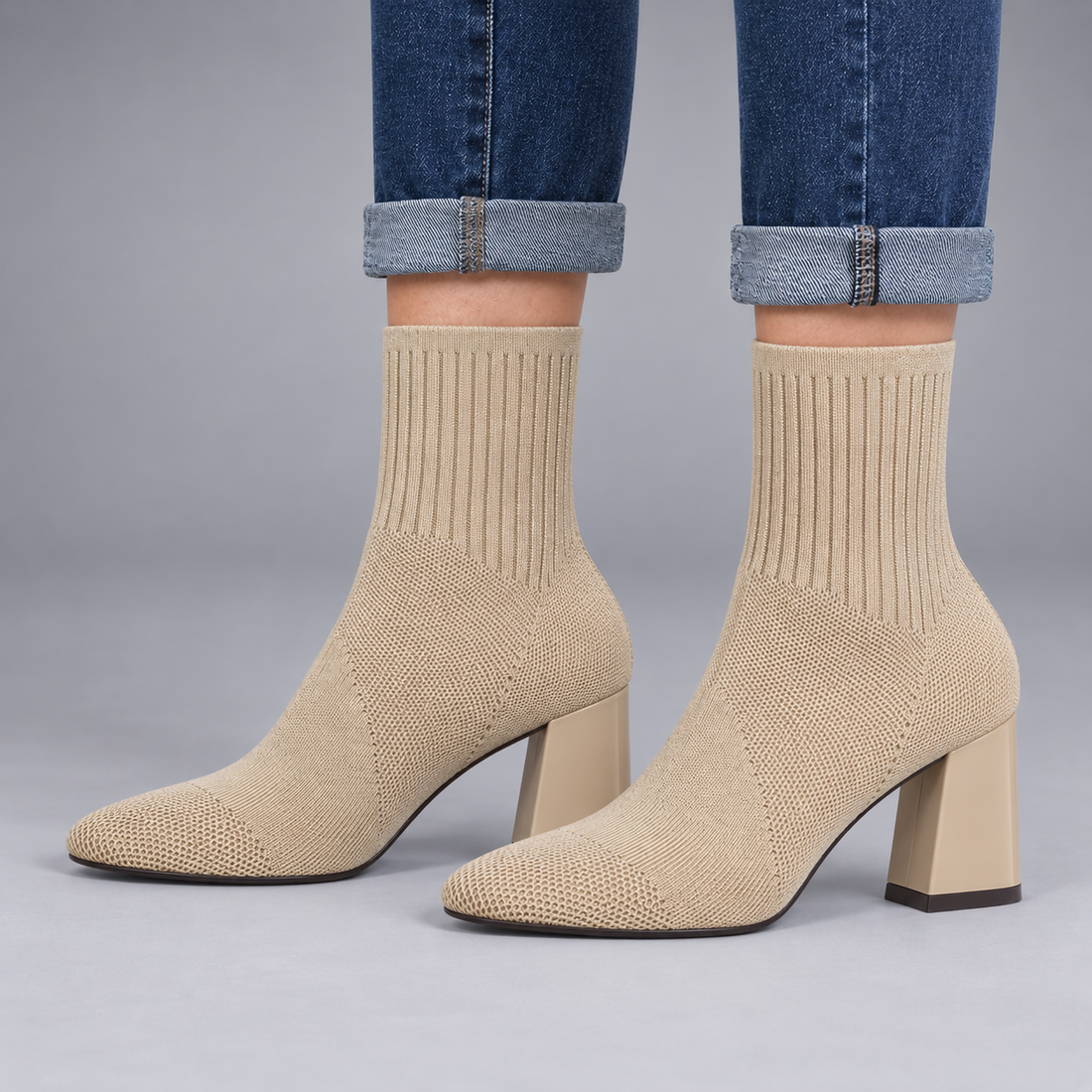 Leren enkellaarsjes voor dames in instapmodel voor de herfst