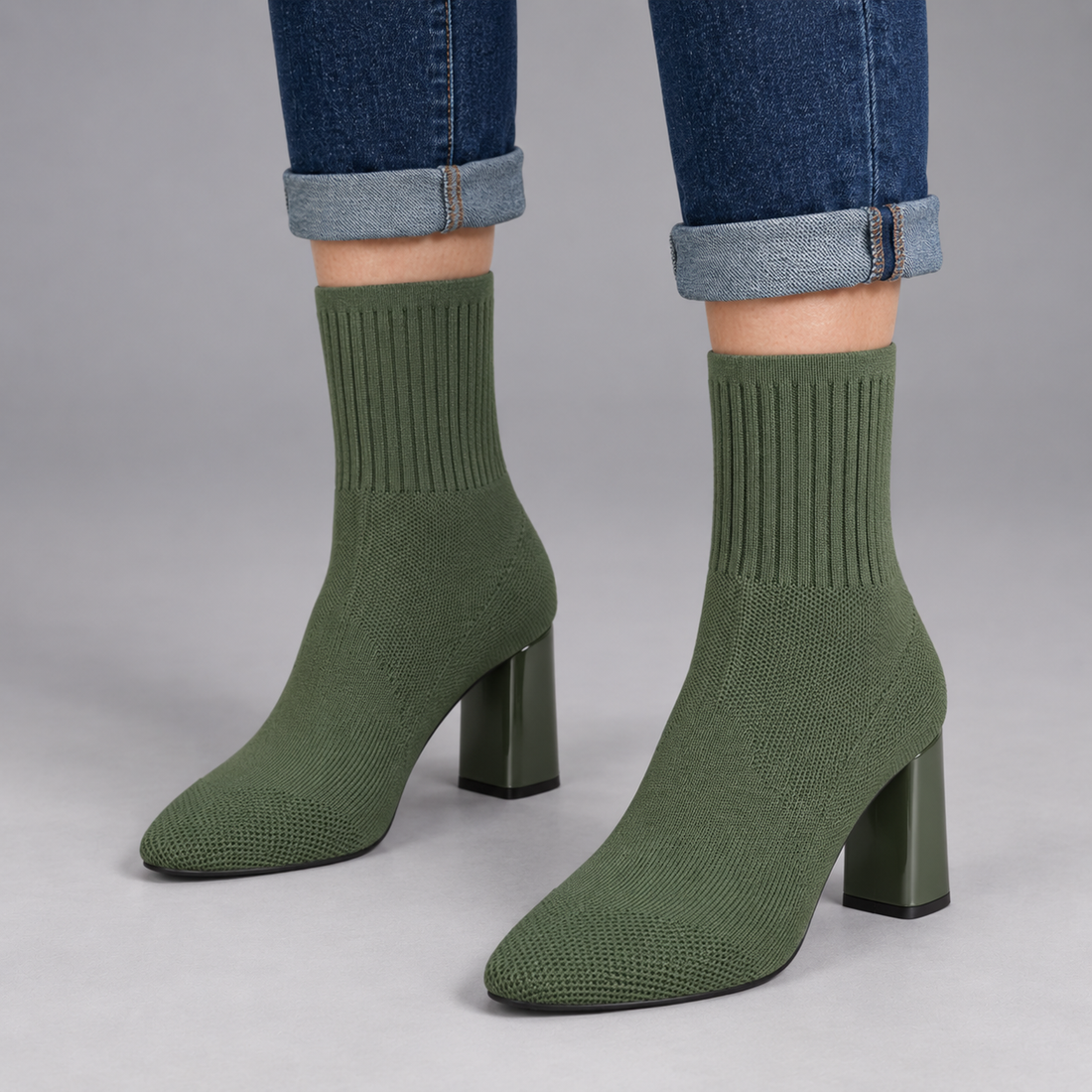 Leren enkellaarsjes voor dames in instapmodel voor de herfst