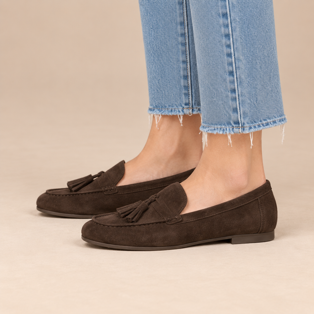 Platte loafers voor dames met kwastje voor dagelijks gebruik