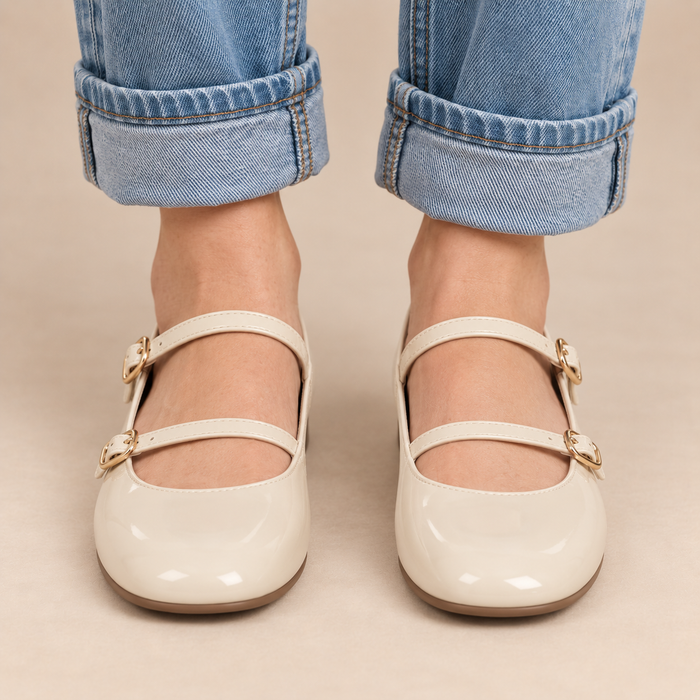 Mary janes voor dames met gespbandje voor dagelijks gebruik