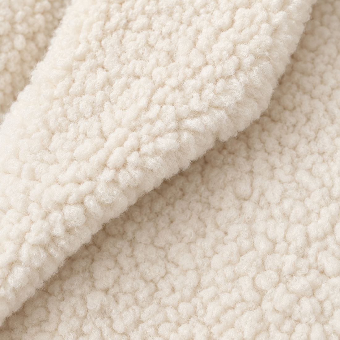 Oversized teddyjas voor dames met reverskraag