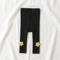 Stretchy Baby Ribbed Knit Leggings