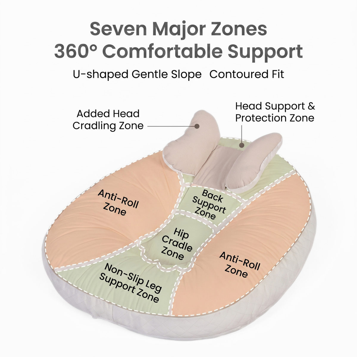 Greyson Lane Ribbon Baby Lounger