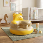 Inflatable Baby Floor Seat with Tray, Cushioned Sides