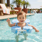 Baby Swim Vest with Anti-Roll Structure, Adjustable Fit