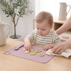 Star Silicone Baby Placemat, Non-Slip and Wipe-Clean