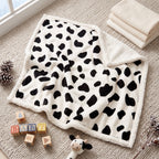 Reversible Baby Blanket, Brushed Flannel and Sherpa Fleece