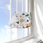 Tummy Time Pillow with Incline, Breathable Cotton and Tencel