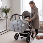 Roomy Breast Pump Tote Bag with Insulated Cooler Pocket