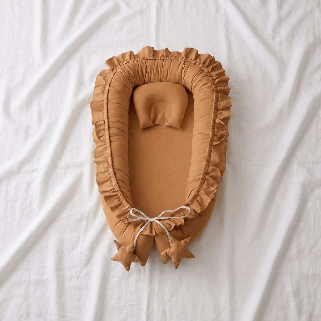 Cushioned Baby Lounger Snuggle Nest, Cotton