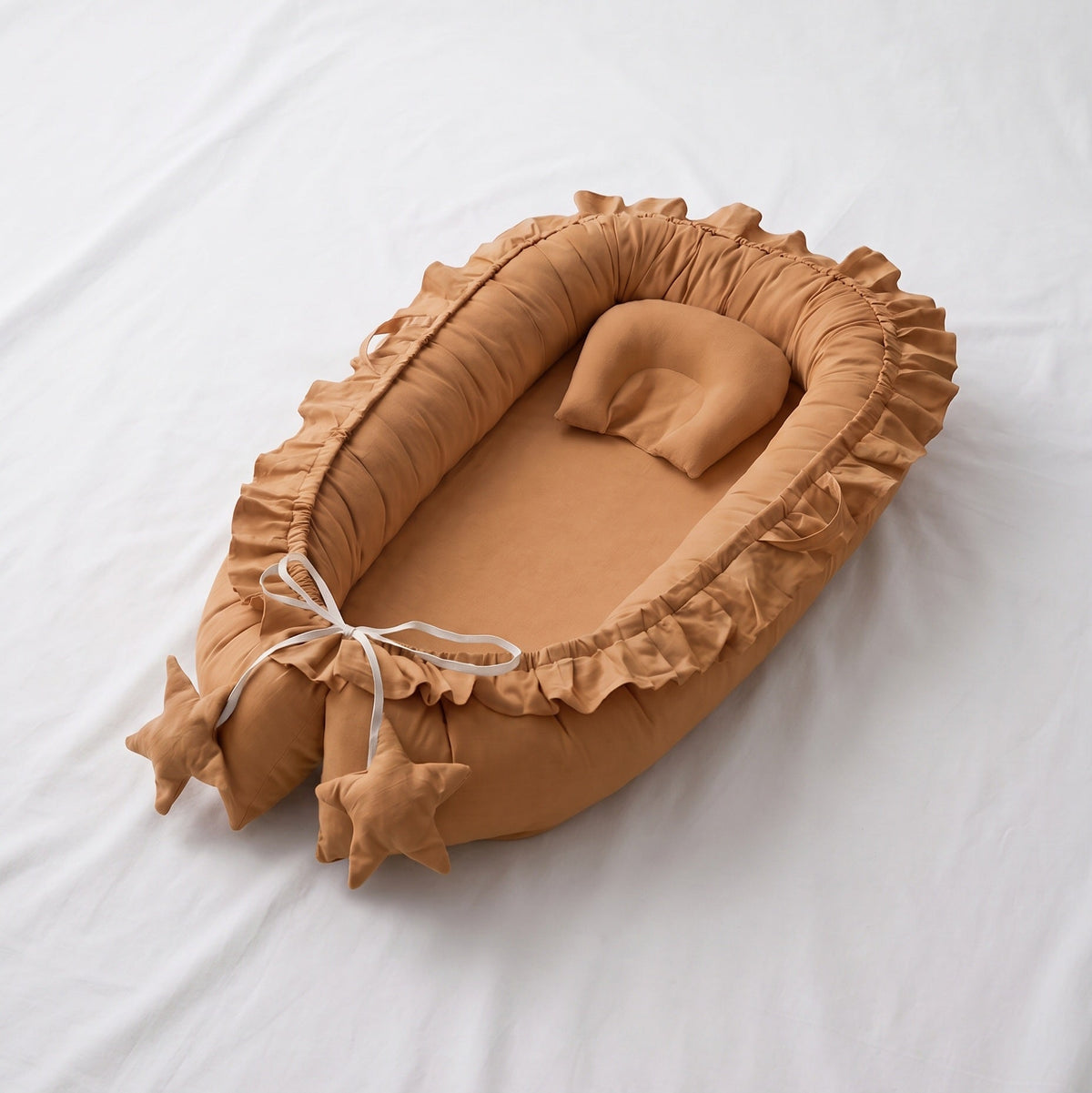 Cushioned Baby Lounger Snuggle Nest, Cotton