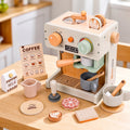 Wooden Barista Coffee Play Set, Smooth Sanded Finish