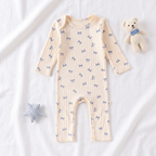 Baby Pointelle Cotton Jumpsuit, Breathable Rib Knit