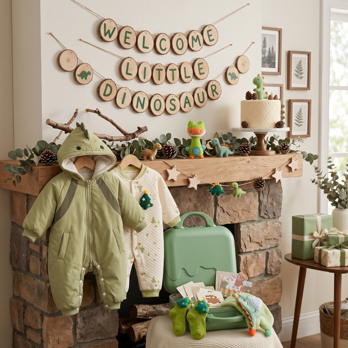 Greyson Lane Dino Baby Gift Set
