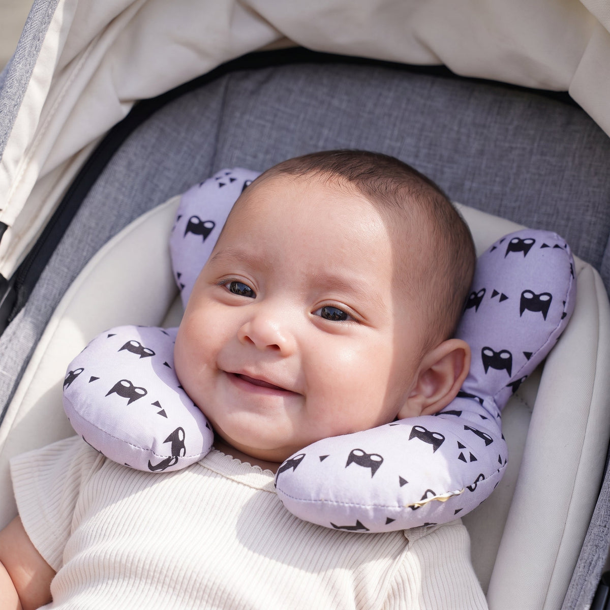 Toddler U-Shaped Travel Pillow, Cotton Cover
