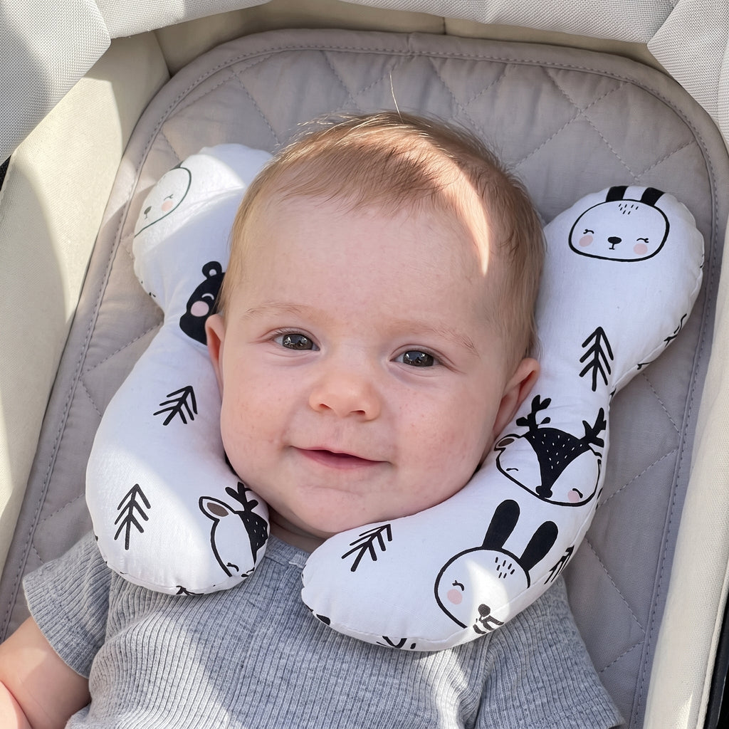 Toddler U-Shaped Travel Pillow, Cotton Cover