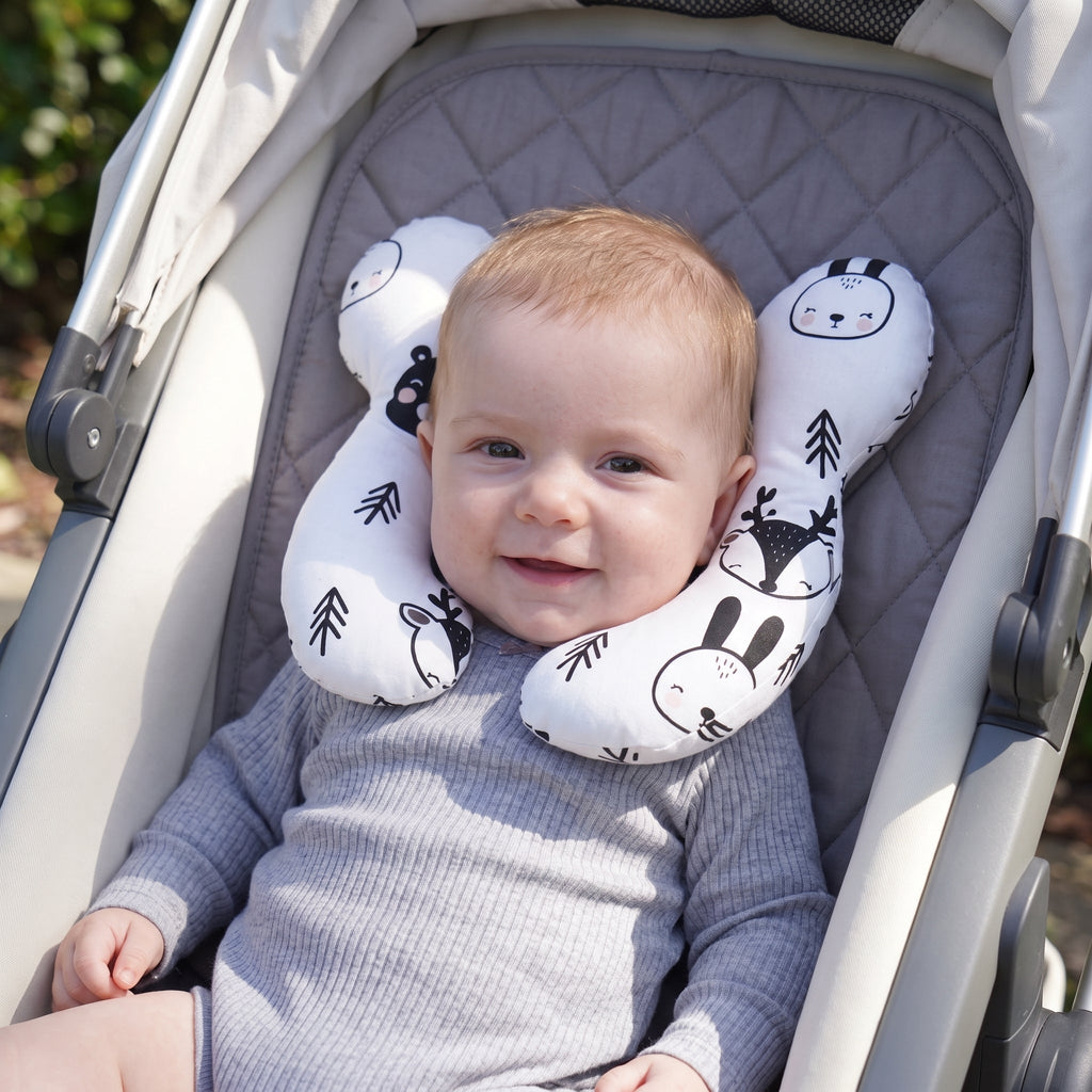 Toddler U-Shaped Travel Pillow, Cotton Cover