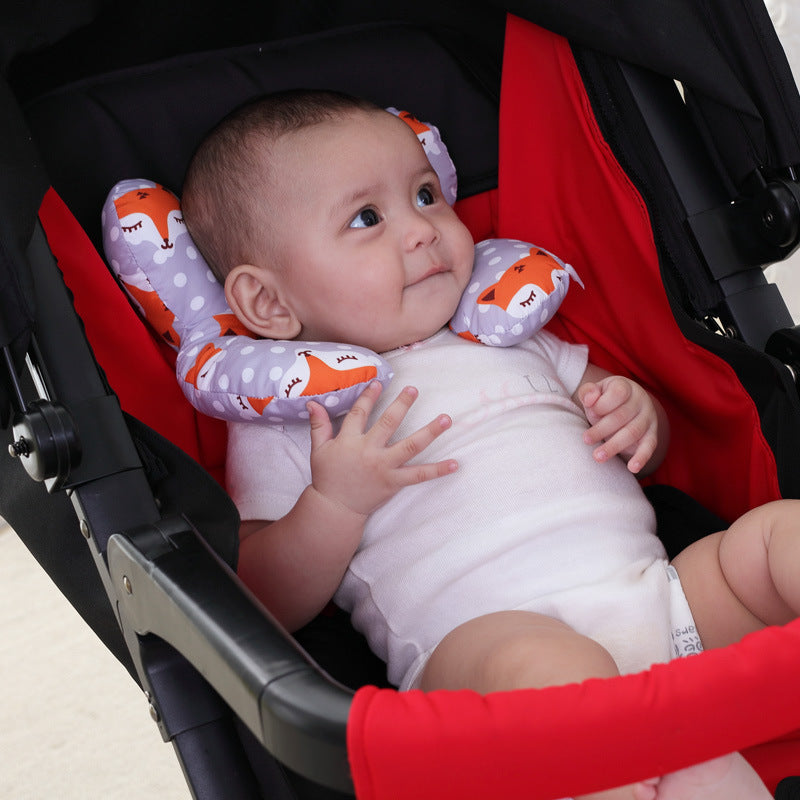 Toddler U-Shaped Travel Pillow, Cotton Cover
