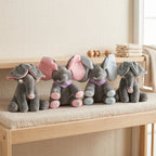 Peek-a-Boo Elephant Plush Toy with Music and Ear Motion