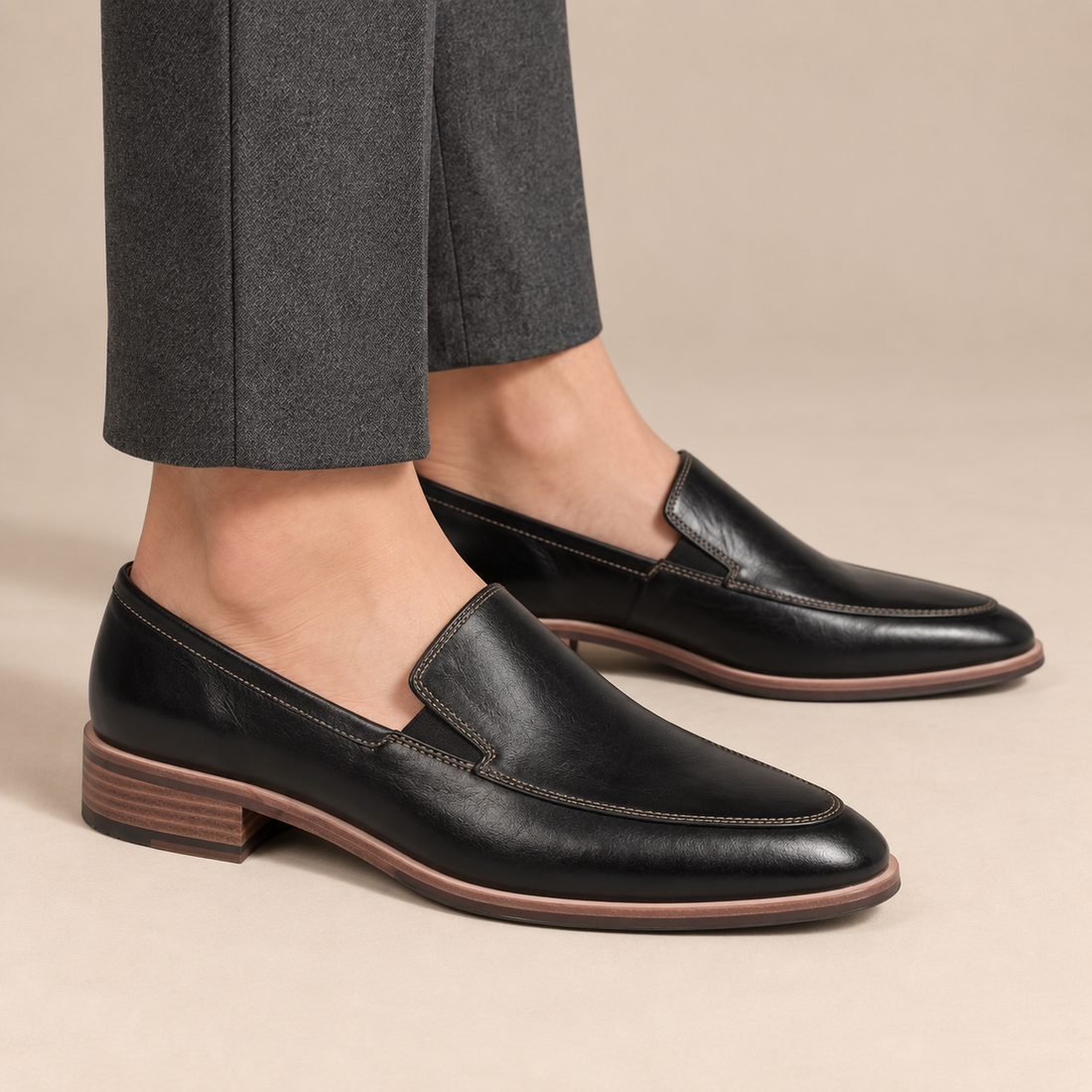 Orthopedische instaploafers voor dames voor op kantoor