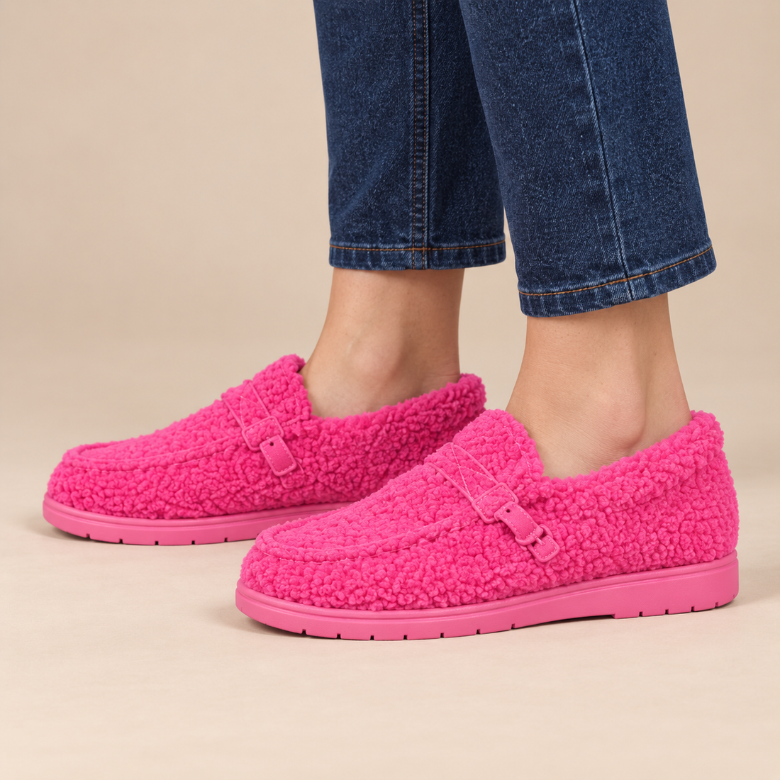 Orthopedische instaploafers voor dames voor de winter