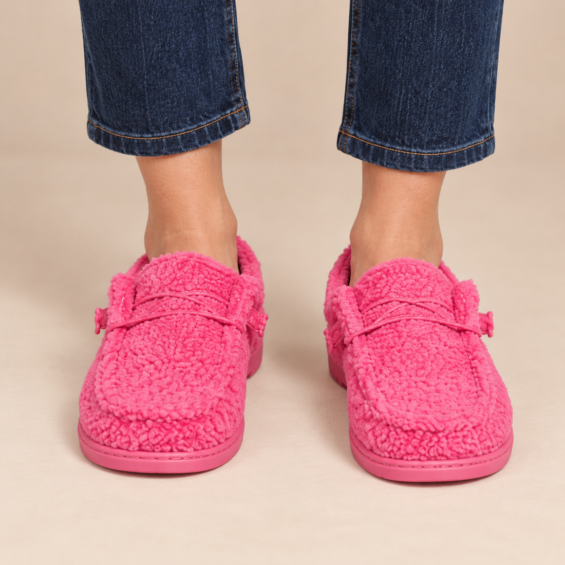 Orthopedische instaploafers voor dames voor de winter