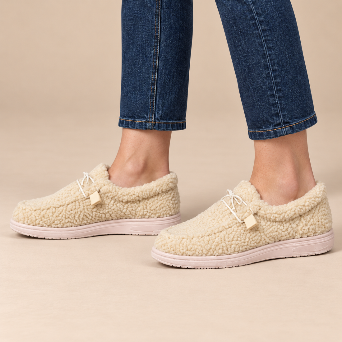 Orthopedische instaploafers voor dames voor de winter