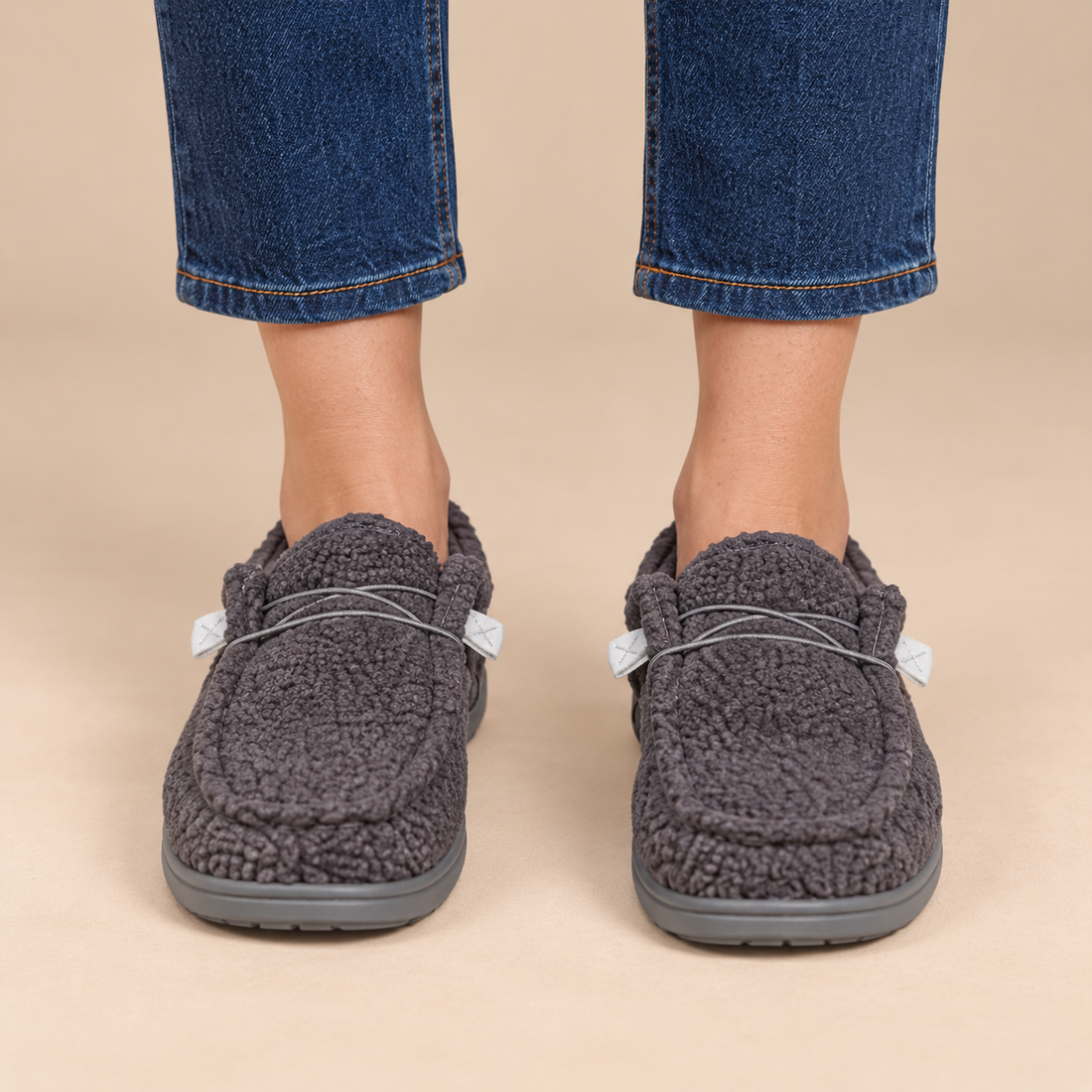 Orthopedische instaploafers voor dames voor de winter
