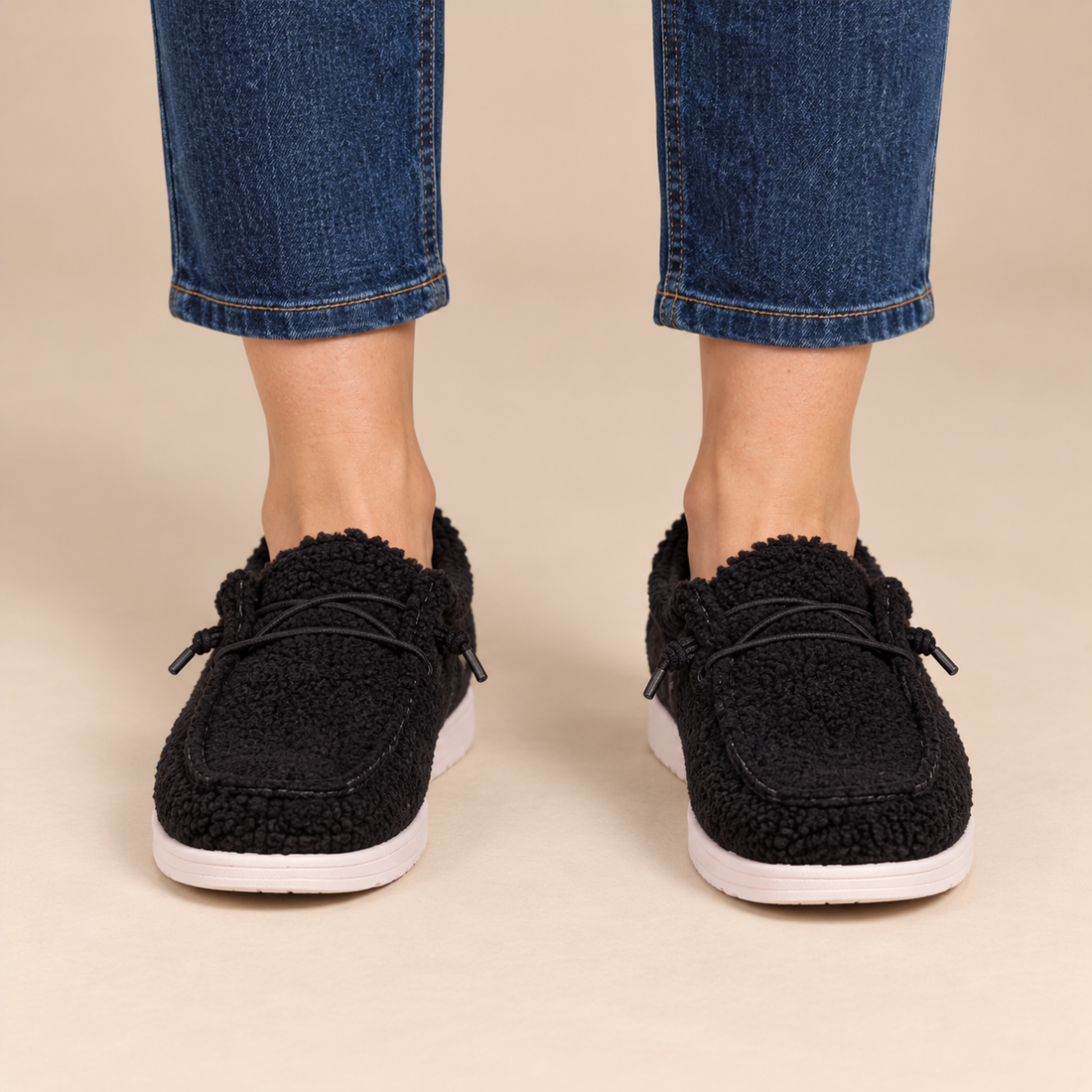 Orthopedische instaploafers voor dames voor de winter