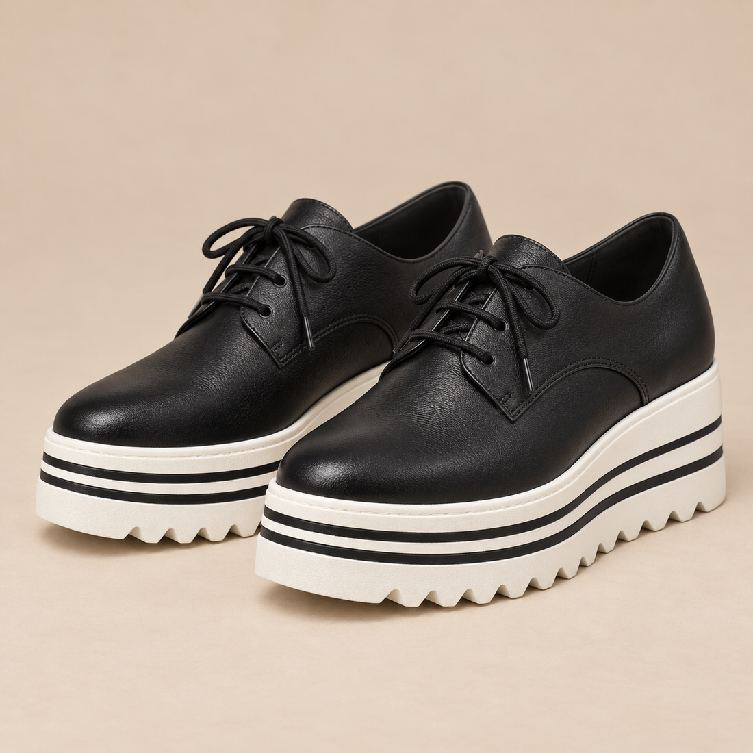 Oxfordschoenen voor dames met vetersluiting voor een casual look