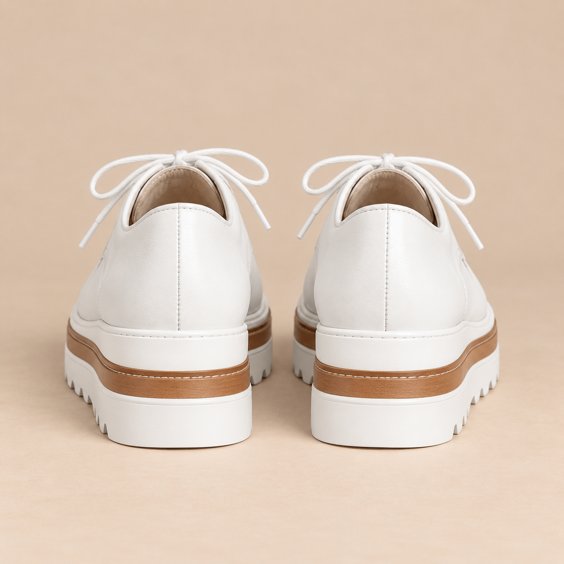Oxfordschoenen voor dames met vetersluiting voor een casual look