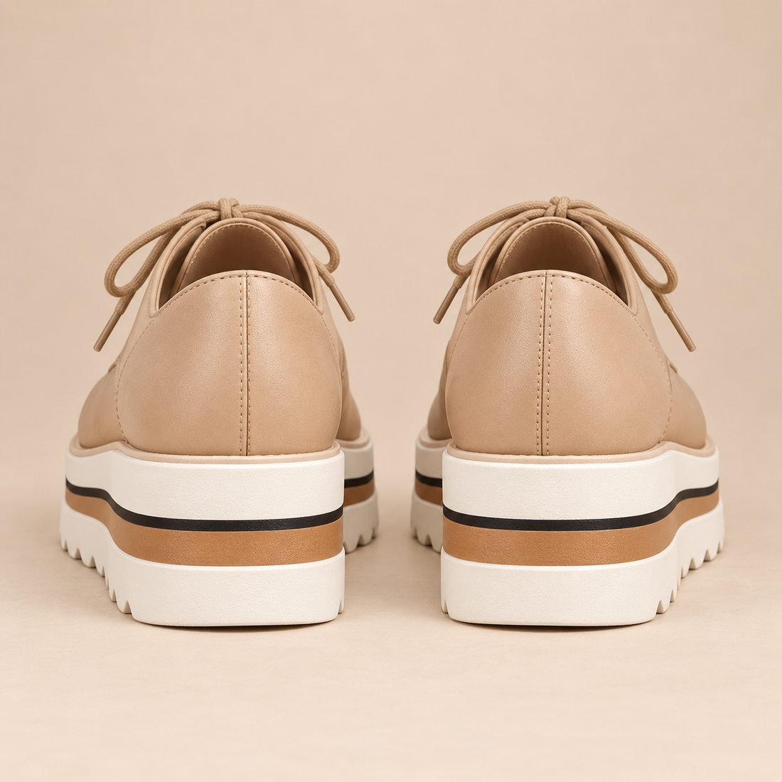 Oxfordschoenen voor dames met vetersluiting voor een casual look