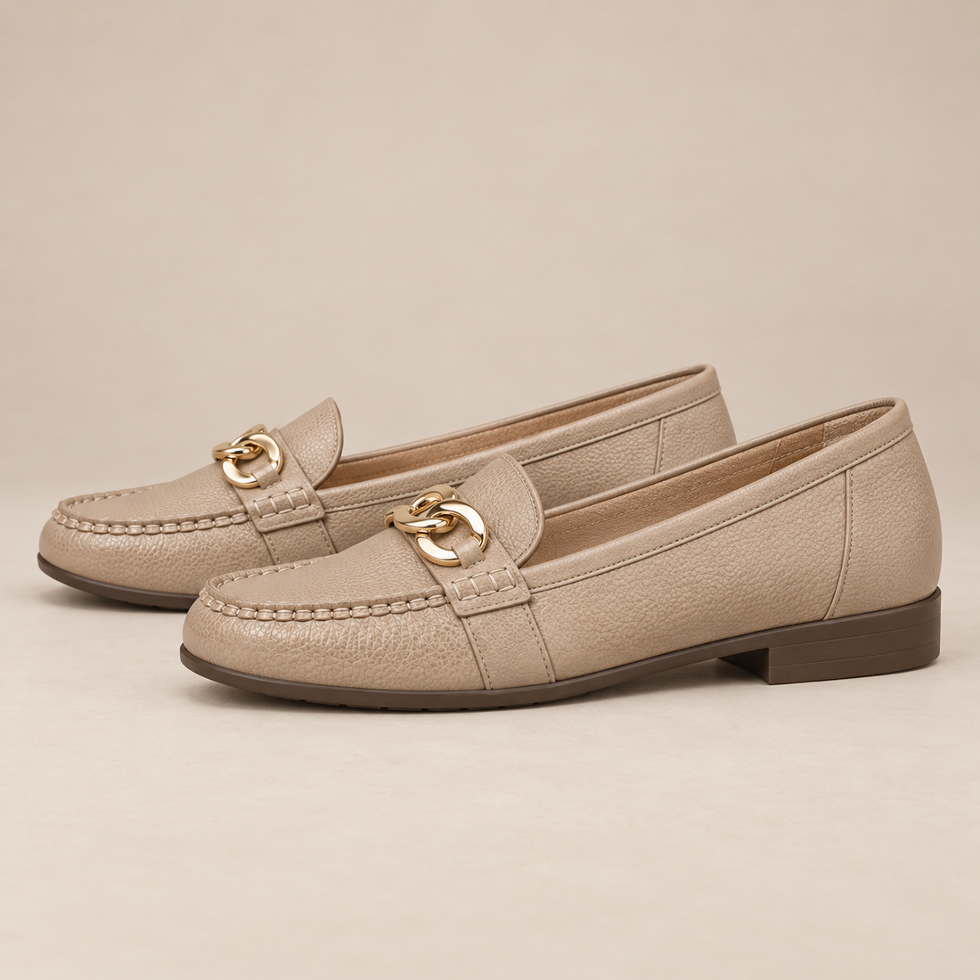 Orthopedische loafers voor dames met gestructureerd bovenwerk voor dagelijks gebruik