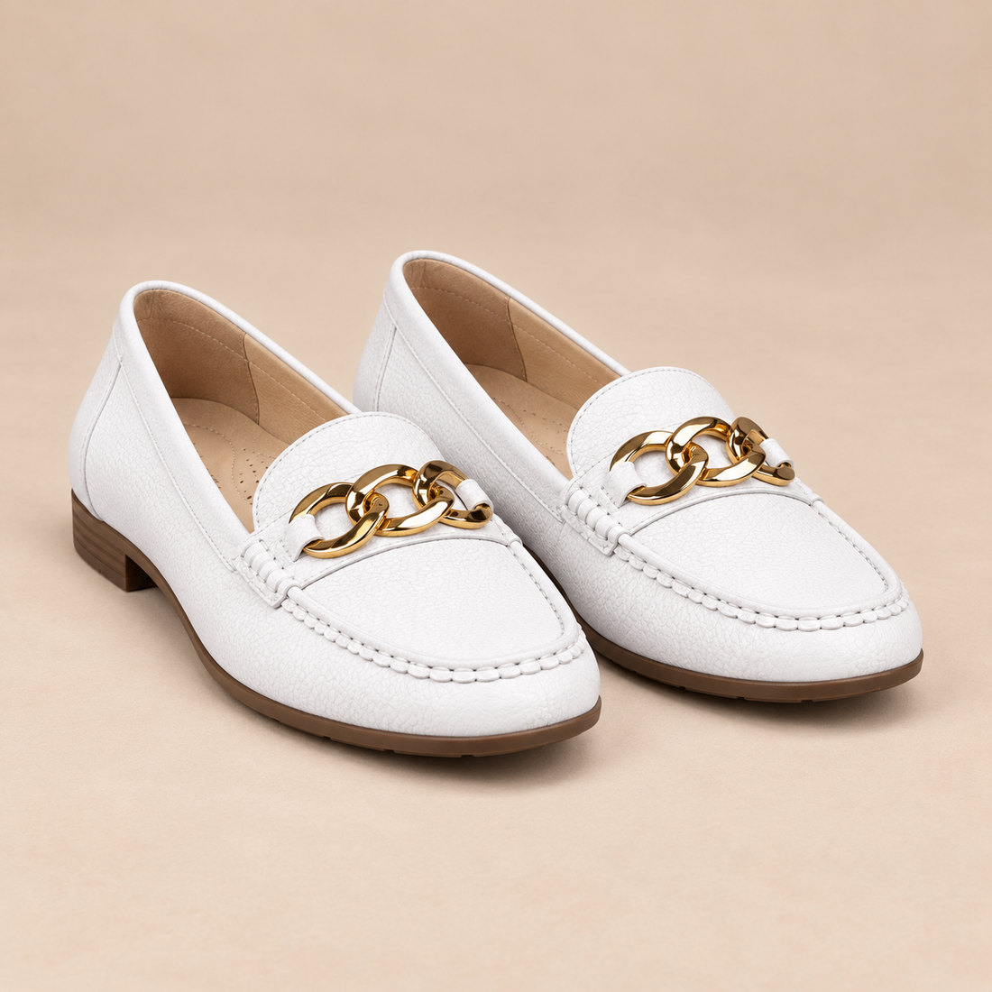 Orthopedische loafers voor dames met gestructureerd bovenwerk voor dagelijks gebruik