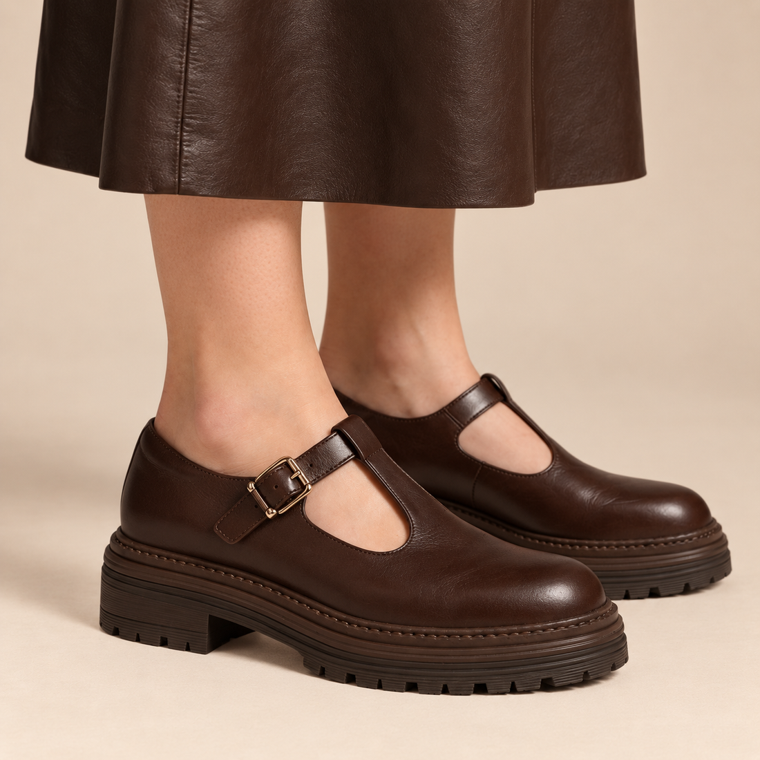 Mary janes voor dames met T-bandje voor dagelijks gebruik