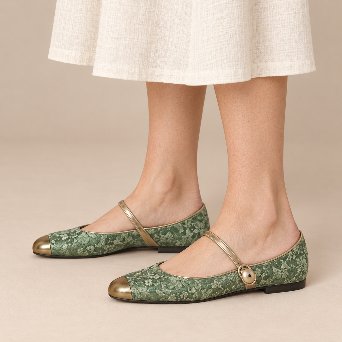 Orthopedische damesschoenen met lage hak en mary jane-bandje voor comfort de hele dag door